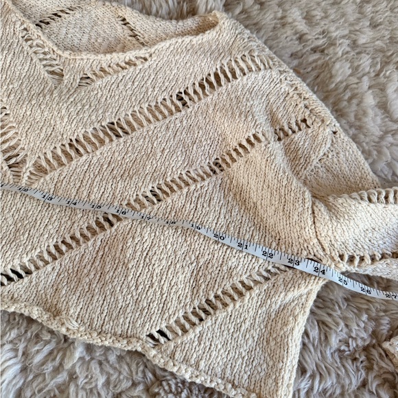 Free people hayley cropped pullover knit sweater - Picture 7 of 8